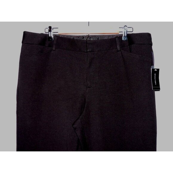 Lord & Taylor Black Pants Work Career Professional NWT Womens Size 16 Stretch - Picture 3 of 6